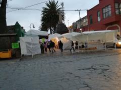 Tradicional Bazar Navideño, calle Cuauhtémoc I, Teotihuacán. Fotografía: Isaías Hernández Rosales.
