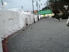 Tradicional Bazar Navideño, calle Plaza Juárez II, Teotihuacán. Fotografía: Isaías Hernández Rosales.