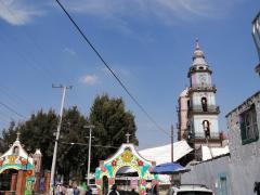 Festejo virgen de Guadalupe, Chipiltepec, Acolman. Fotografía: Isaías Hernández Rosales.