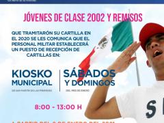 Flyer Comunicado oficial, redes sociales del gobierno municipal de San Martín de las Pirámides, Edomex.