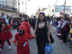 Catrina posa en caravana durante Tlalocan 2021. Facebook Gobierno del Ayuntamiento de Teotihuacán.