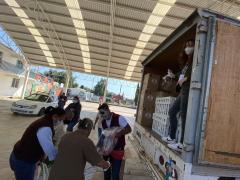 Entrega de despensas a adultos mayores. Facebook DIF Municipal Acolman.