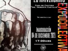 25 Aniversario de Casa de Cultura de Teotihuacán. Expo Colectiva. Facebook Cultura Teotihuacán.