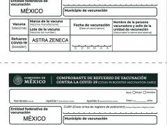 Ejemplo de formato de vacunación. Imagen: Gobierno Municipal de Teotihuacán.