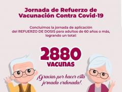 Flyer Jornada de Refuerzo de Vacunación contra COVID-19. Imagen: Gobierno Municipal de Teotihuacán.