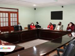 Reunión del Cabildo. Fotografía: H. Ayuntamiento Teotihuacán 2022-2024.
