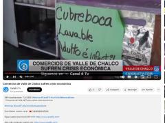 Noticia sobre efectaciones al comercio por pandemia.
