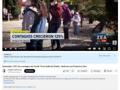 Aumento de contagios en Chalco.