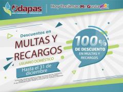 Descuentos en multas y recargos por pago de agua, Tecámac.