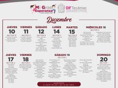 Horarios para el registro del Programa ‘Mi Gran Esperanza‘, Tecámac.