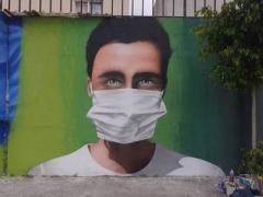 Mural dedicado al personal médico, mural "Héros de COVID-19", Las Américas, Ecatepec.. Fotografía: Facebook Oficial Municipio de Ecatepec.