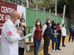Presentación del programa “Un respiro para Ecatepec” por las autoridades. Fotografía: Facebook DIF Ecatepec.