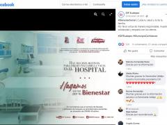 Publicación con flyer Hagamos que sea por tu bienestar. Facebook DIF Ecatepec.