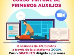 Convocatoria a curso virtual de primeros auxilios en Tultepec, Estado de México.