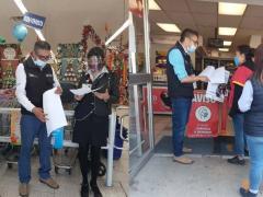 CODHEM supervisa medidas sanitarias en comercios. Fotografía: Noticias.mx.