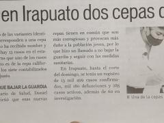 Detecta SSG en Irapuato dos cepas de coronavirus (versión impresa)