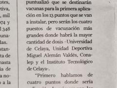 Nota periodística "Piden que no madruguen, “hay para todos”. Imagen: María Fernanda García Velázquez.