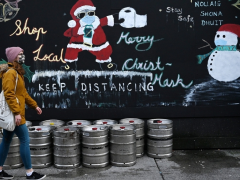 El coronavirus en Irlanda ha aumentado conforme a las fechas navideñas. Fotografía: Reuters.