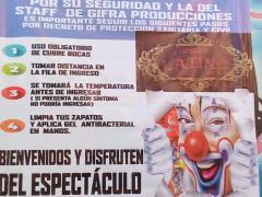 Reglas para ingresar, Circo Latino en Tlaquepaque, Jalisco. Fotografía: Juan José Carrillo Coronel