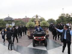 Prensa cubre la romería. Fotografía: Arquidiócesis de Guadalajara.
