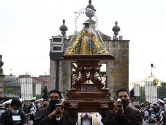 Sin danzantes. La Generala fue trasladada de la Catedral de Guadalajara a la Basílica de Zapopan. Fotografía: Gobierno de Zapopan.