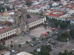 Poca afluencia. La celebración, que es considerada como patrimonio inmaterial de la humanidad y que suele convocar a 2 millones de fieles, en esta ocasión alcanzó la presencia física de mil romeros. Fotografía: Gobierno de Zapopan.