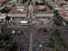 Vista aérea de la Romeria [2019. Fotografía: La Jornada]