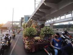 Caravana transporta la Virgen de Zapopan. Fotografía: Arquidiócesis de Guadalajara.