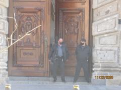 Elementos de seguridad del Palacio de Gobierno de Guadalajara (2). Fotografía Juan José Carrillo Coronel