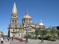 Vista panorámica de la Catedral de Guadalajara. Fotografía: Juan José Carrillo Coronel.
