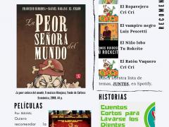 Página 4 de núm. 1 de ¡JUNTES! Semanario de comunicación de niños y niñas. Facebook El traspatio.