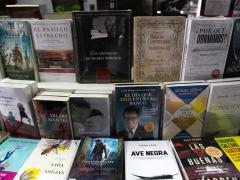 Libros expuestos en FCE de Morelia, fotografía de Iván Arias