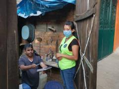 Visita de trabajadores del Estado en Pátzcuaro.