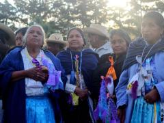 Mujeres indígenas. Fotografía: El Sol de Morelia.