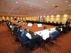 Reunión de funcionarios, fotografía del Gobierno de Michoacán.