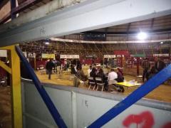 Interior de palenque, evento pelea de gallos, Morelia. Fotografía: SSP.