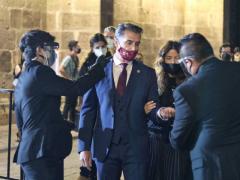 Sergio Mayer durante la inauguración del FICM 2020, Morelia. Fotografía: Iván Arias.