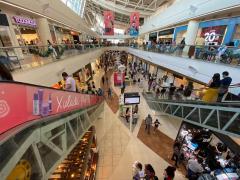 Plaza las Américas abarrotada en Buen Fin 2020. Fotografía: Rodrigo Sandoval/PCM Noticias
