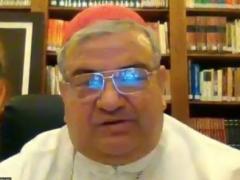 Julio Fajardo, sacerdote de la Arquidiócesis de Morelia, en conferencia de prensa virtual. Fotografía: El Sol de Morelia.