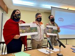 Autoridades de Pátcuaro presentan reactivación económica. Fotografía: Diario El Tiempo.