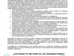 Comunicado del 18 de junio de 2021 publicado en la página de Facebook Sector Zoogocho.