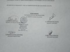 Comunicado que informa la cancelación de la fiesta del sexto viernes de cuaresma en Santa Cruz Ozolotepec, Oaxaca. 