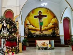 Altar principal de la iglesia en la que se encuentra la Virgen de Dolores. Fotografía: Central Q Noticias.