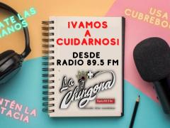 Flyer ¡Vamos a cuidarnos¡ Facebook La + Chingona Radio Juquila Oaxaca.