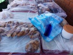 Puesto de la panadería Castellanos, frente al Palacio Municipal de Santiago Suchilquitongo, Oaxaca. Fotografía: Ángel López González.