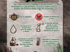 Aviso Para el Museo Cretácico la seguridad de nuestros visitantes y colaboradores es lo más importante...". Facebook: Museo Cretácico.