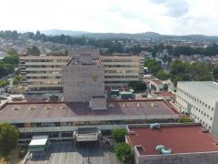 Toma aérea del IMSS San José. Fotografía: Crónica Puebla.