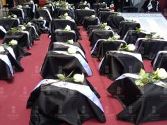 Cenizas de personas fallecidas en EUA a causa de COVID-19 quienes fueron repatriadas a México. Fotografía: Facebook Juan Carlos Valerio.