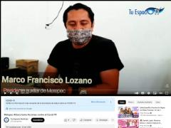 Entrega de despensas durante pandemia en Metepec, Atlixco.