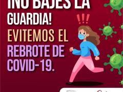 Aviso ¡No bajes la guardia¡ Facebook: Gobierno de Izúcar de Matamoros (2018-2021).